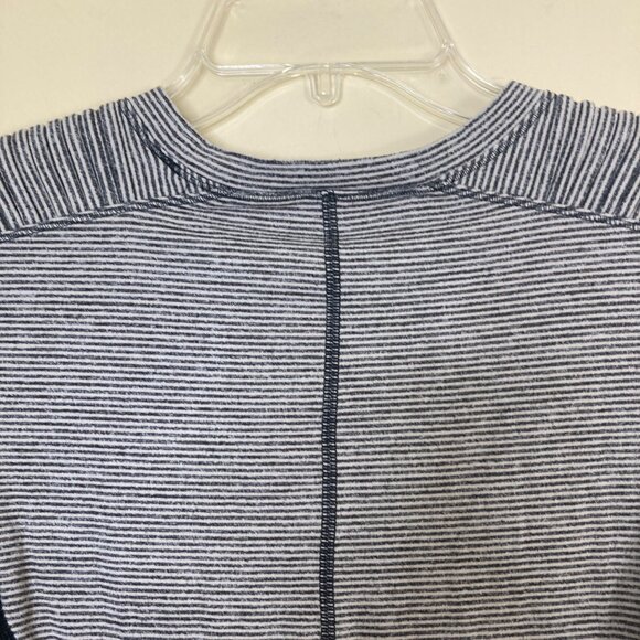 Lululemon Star Runner Womens 6 Black Gray Tonka Stripe Reflective Sleeve Accent - Picture 6 of 12
